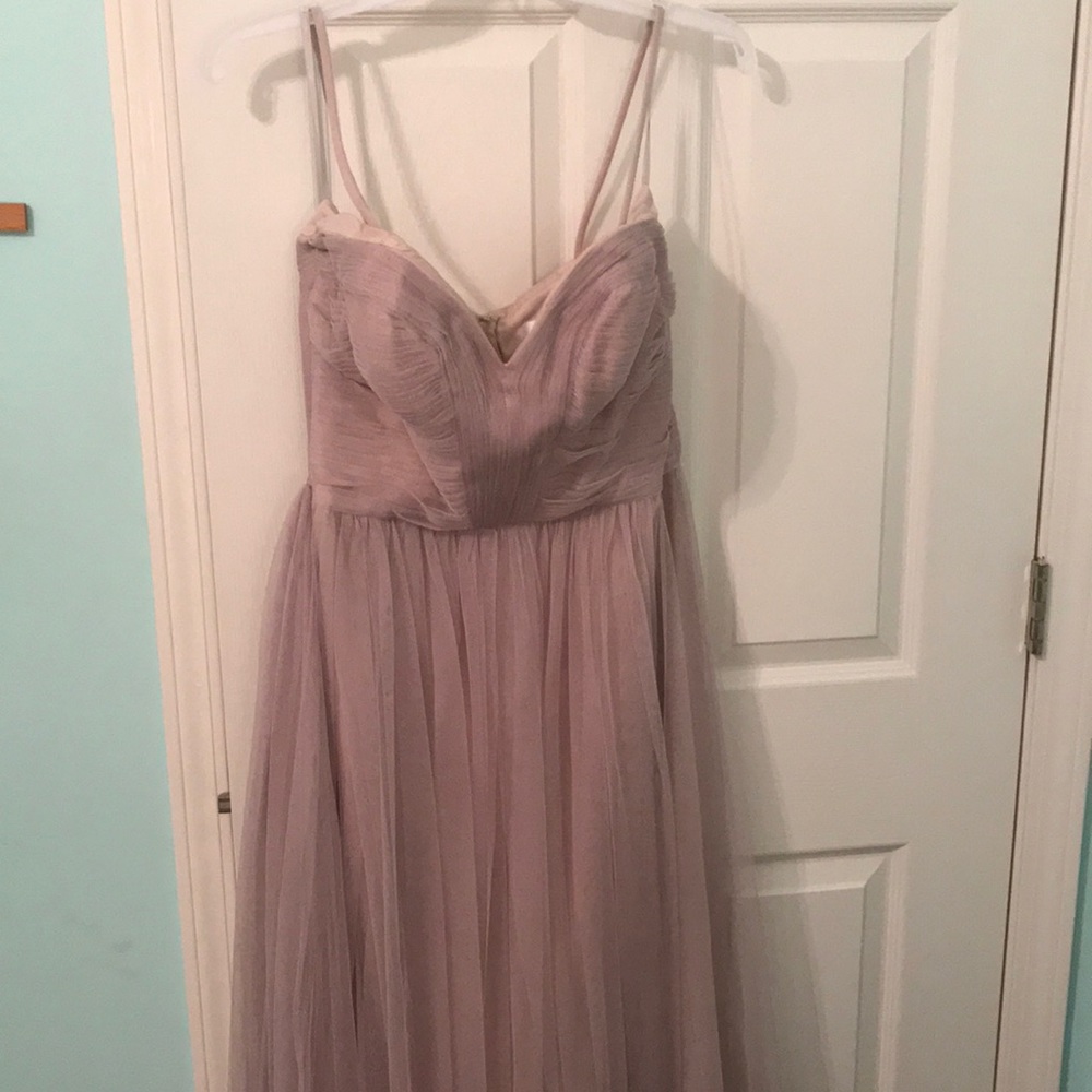 Purple Tulle Evening Gown / Prom Dress